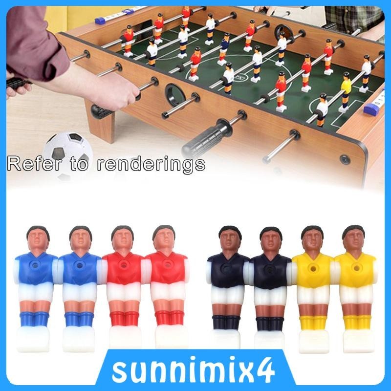 [ 4 Pieces Resin Foosball Men soccer for table Top Guys Miniature ...