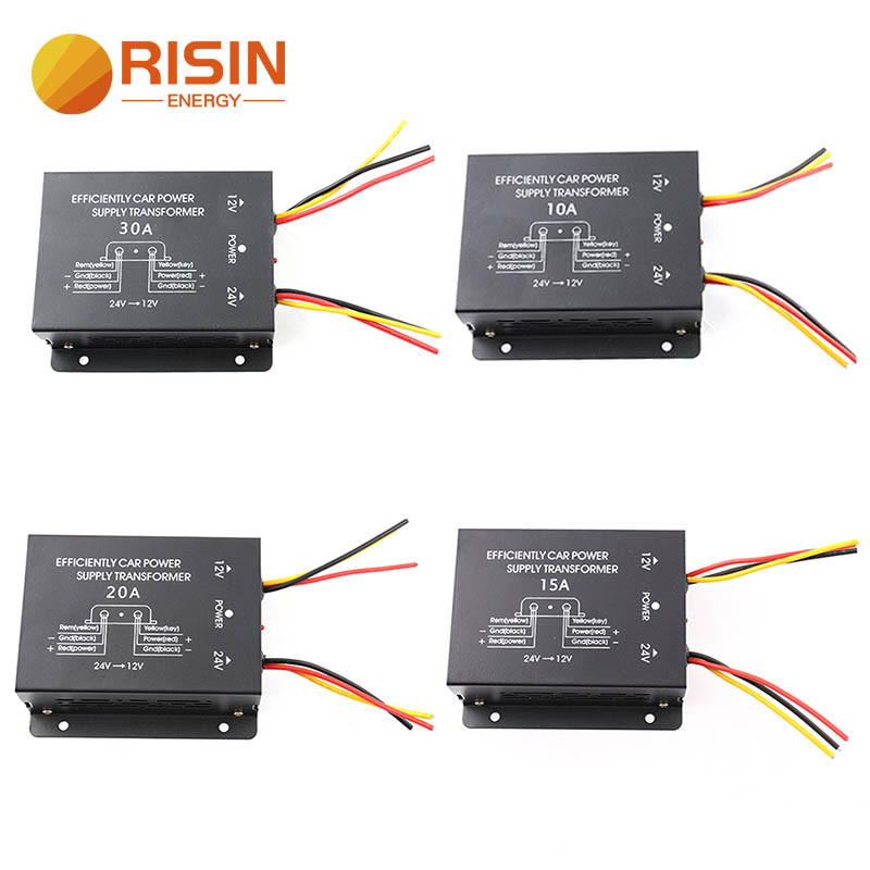 DC Voltage Reducer 24V Step Down to 12V Audio Navigation Reduce Device ...
