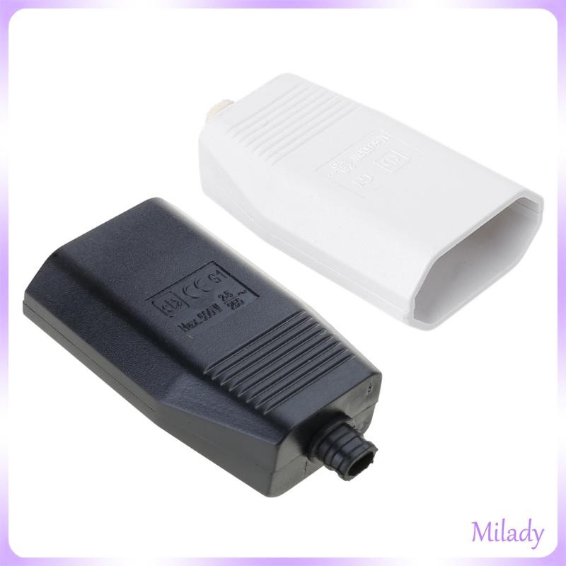 Milady European Standard Female Hole Socket Twopole Power Extension
