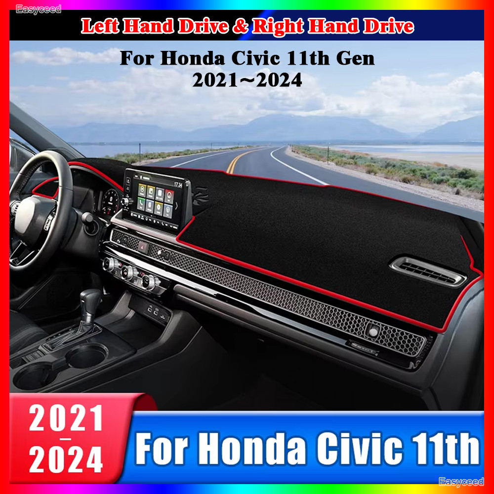 Car Dashboard Cover For Honda Civic 11th Gen Type R FL5 2021 2022 2023 ...