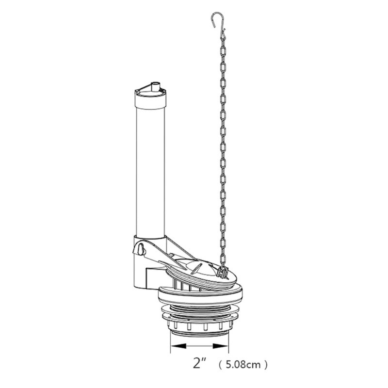 New Compact Bottom Supply Toilet Cistern Float, Universal Flush Valve ...