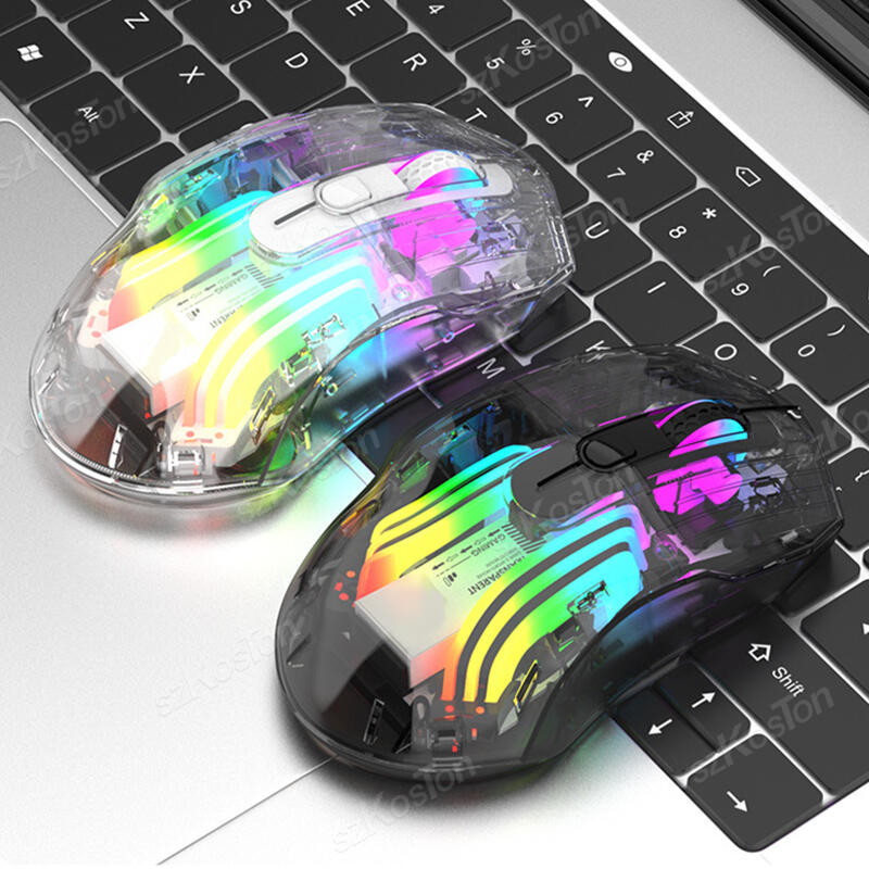 HOT Wireless Bluetooth-Compatible Gaming Mouse 5.0/2.4G/USB-C 3 Modes ...