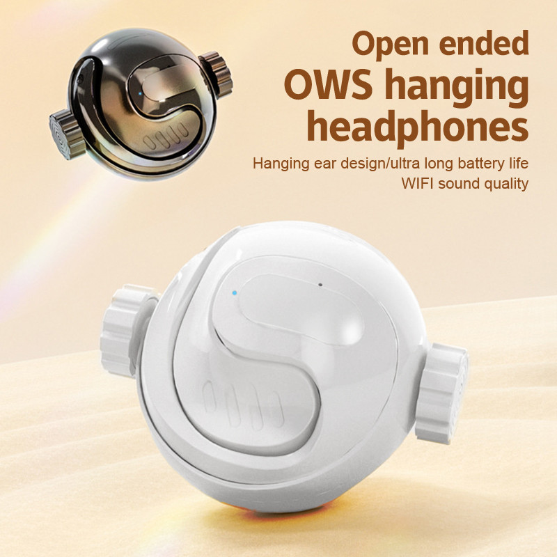 Meuctiffy Wireless Earphone With Deion Toy OWS Headphone Fidget Spinner ...