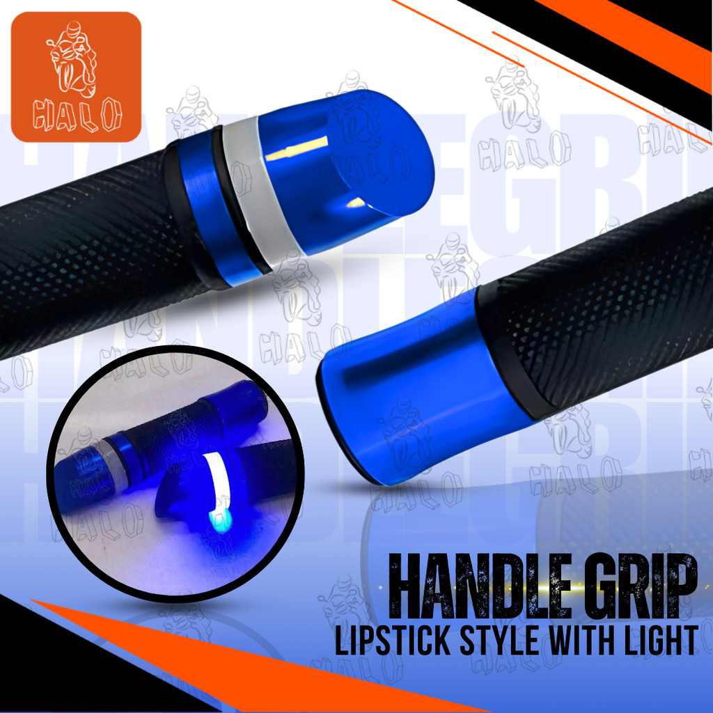 [HALO MOTOR] MOTORCYCLE HANDLE GRIP WITH LED LIGHT 5 COLORS | Shopee ...