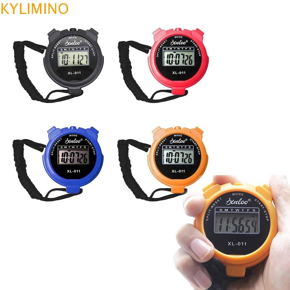 KYLIMINO Stopwatch Counter, with String Digital Sports Stopwatch ...