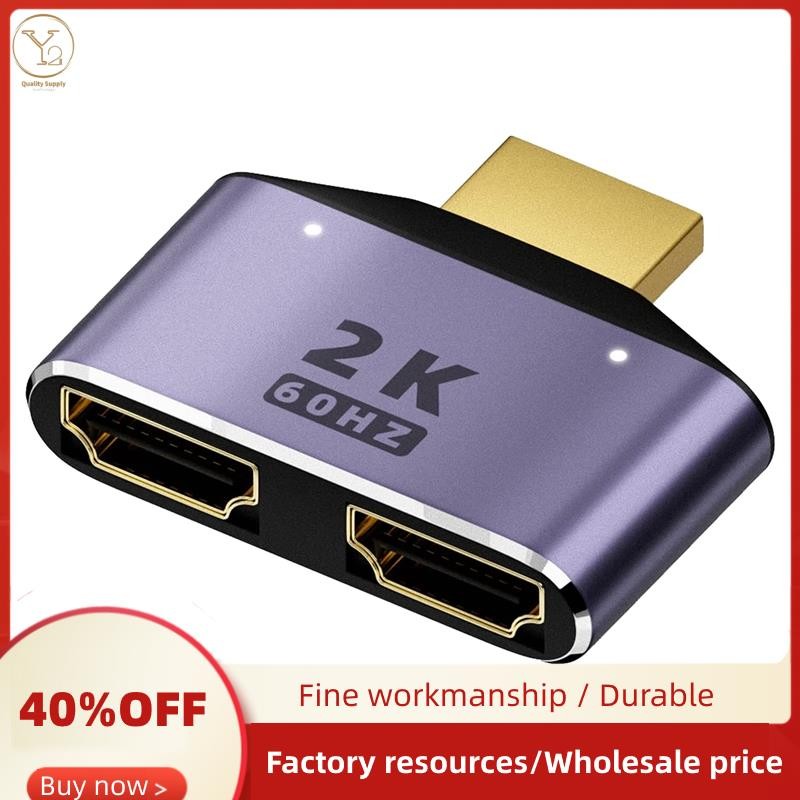 Splitter Adapter Video Adapter HDMI Splitter Adapter HDMI-Compatible 1 ...