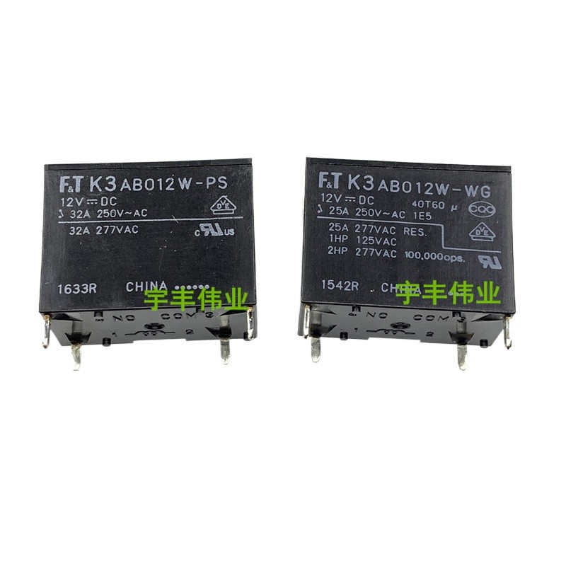 Original FTR K3AB012W -PS WG Solar PV Inverter 32A 12VDC 4 Pin Relay ...