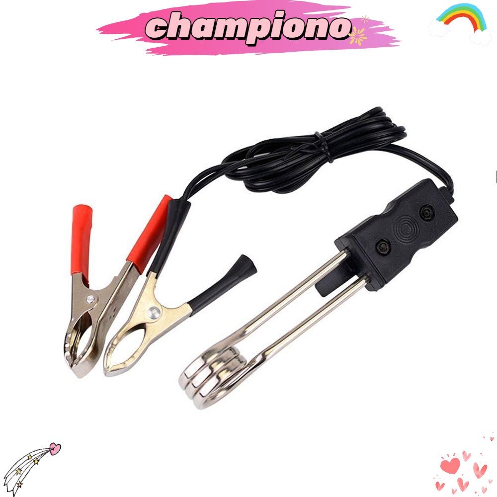 CHAMPIONO Car Immersion Heater, 12V Auto Electric Car Water Heater