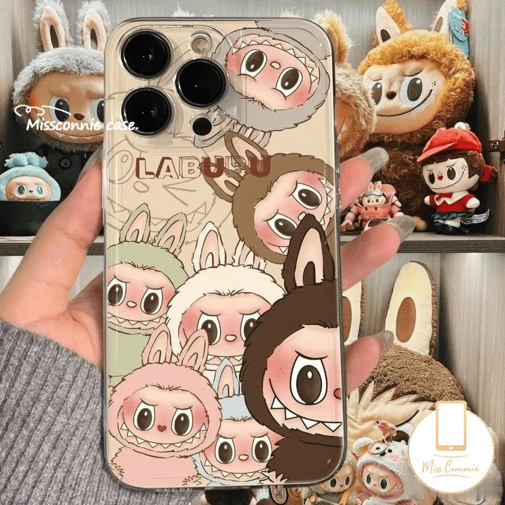 Funny Lovely Pop Mart Cartoon Labubu Case Compatible for IPhone 16 11