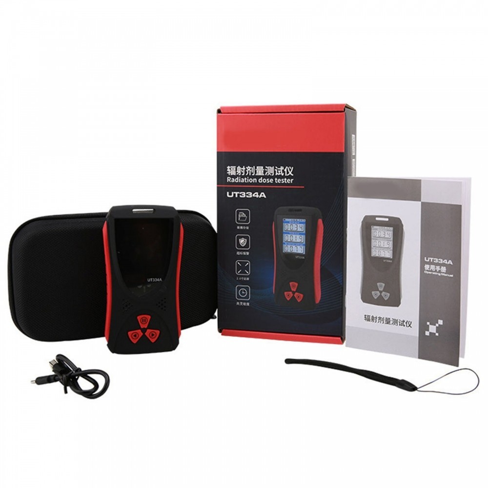 Geiger Counter Data Storage Dual-language Support Compact Measurements ...
