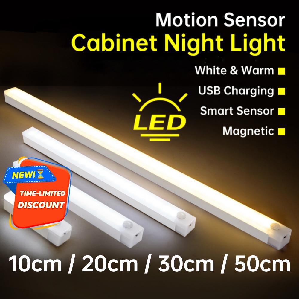 Wireless Led Sensor Light, Usb Rechargeable, Ideal for Closets and ...