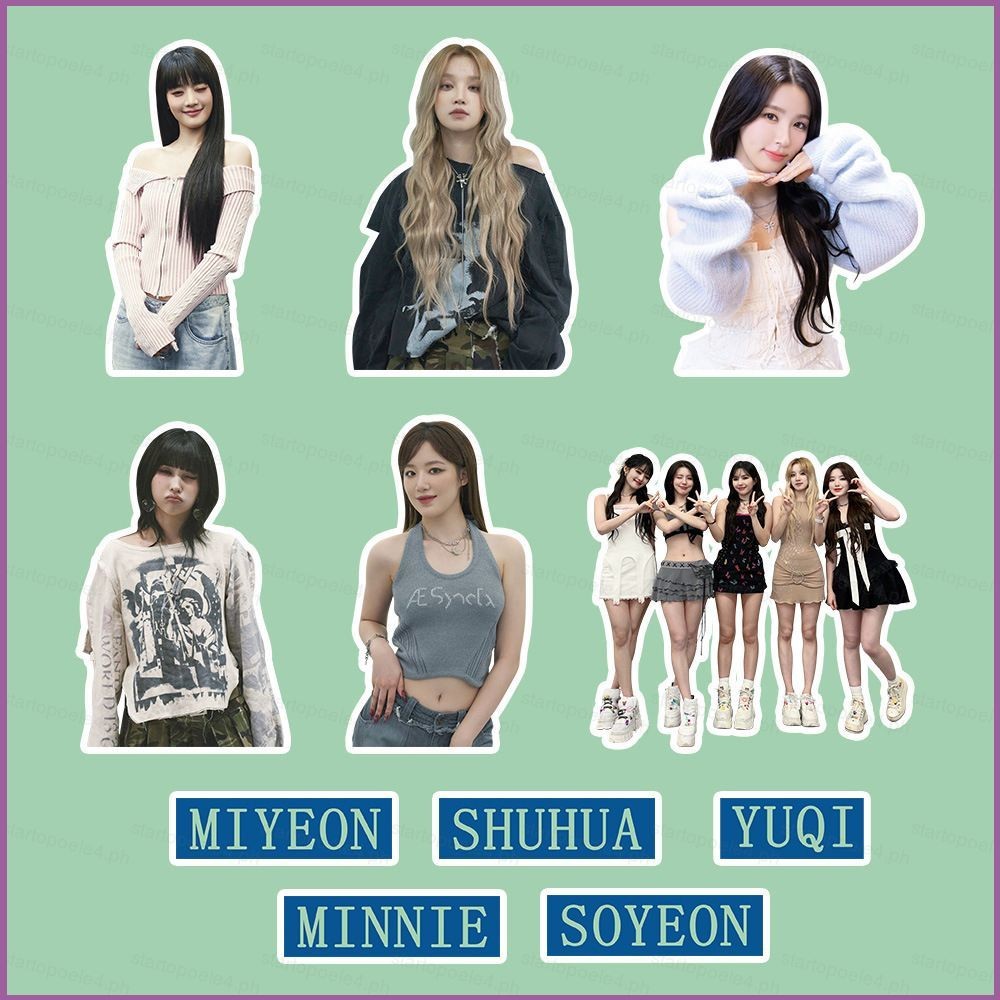 93PCS/set GI-DLE stickers 2024 Go For It DIY stickers Cho Mi Yeon ...