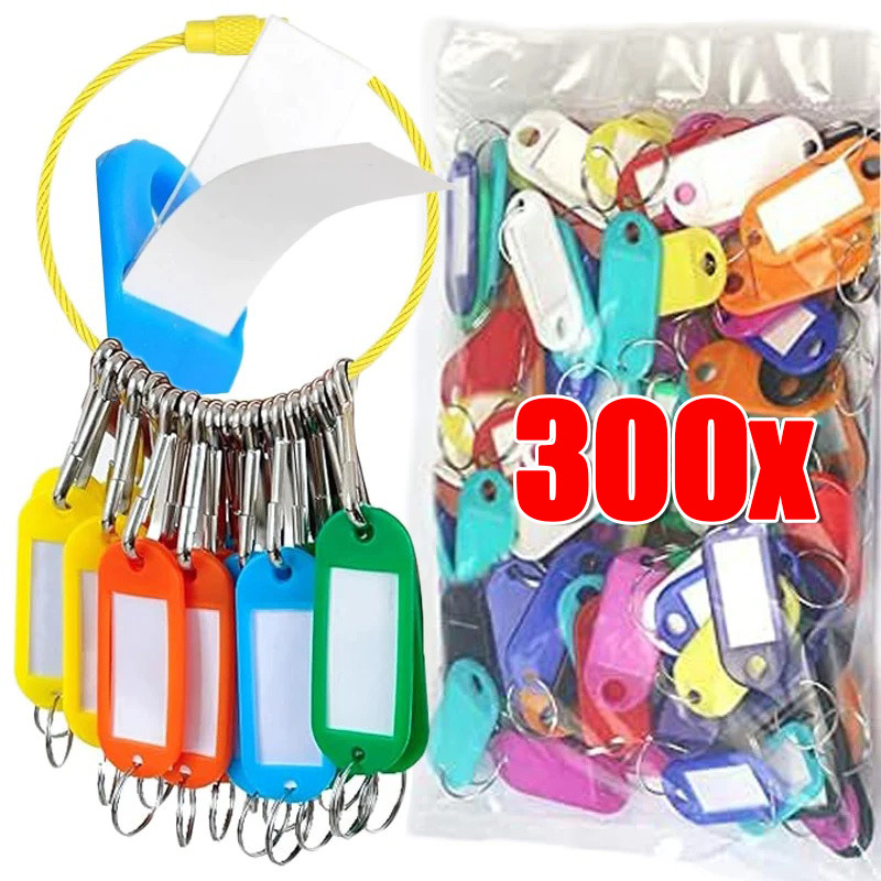 Colorful Plastic Key Tags - Hotel Number Classification Label with ...