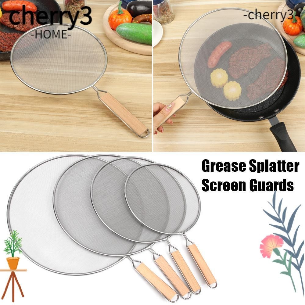 CHERRY3 Cooking Cover Splatter Guard Frying Pan Tools Antisplash