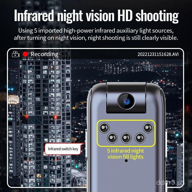 Recording Pen with Camera HD Noise Reduction One-Click Recording Audio ...