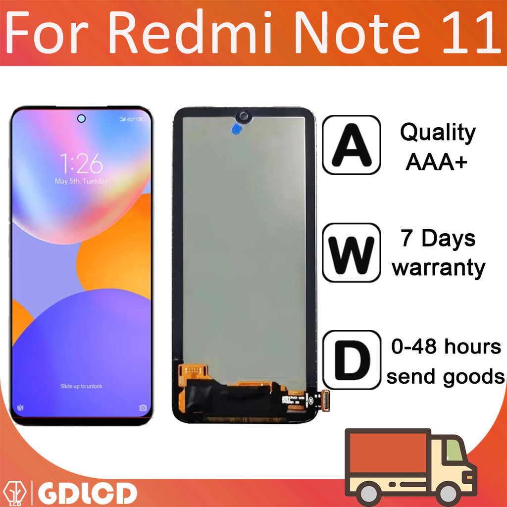 For Xiaomi Redmi Note 11 LCD 11S LCD Display Touch Screen Digitizer ...