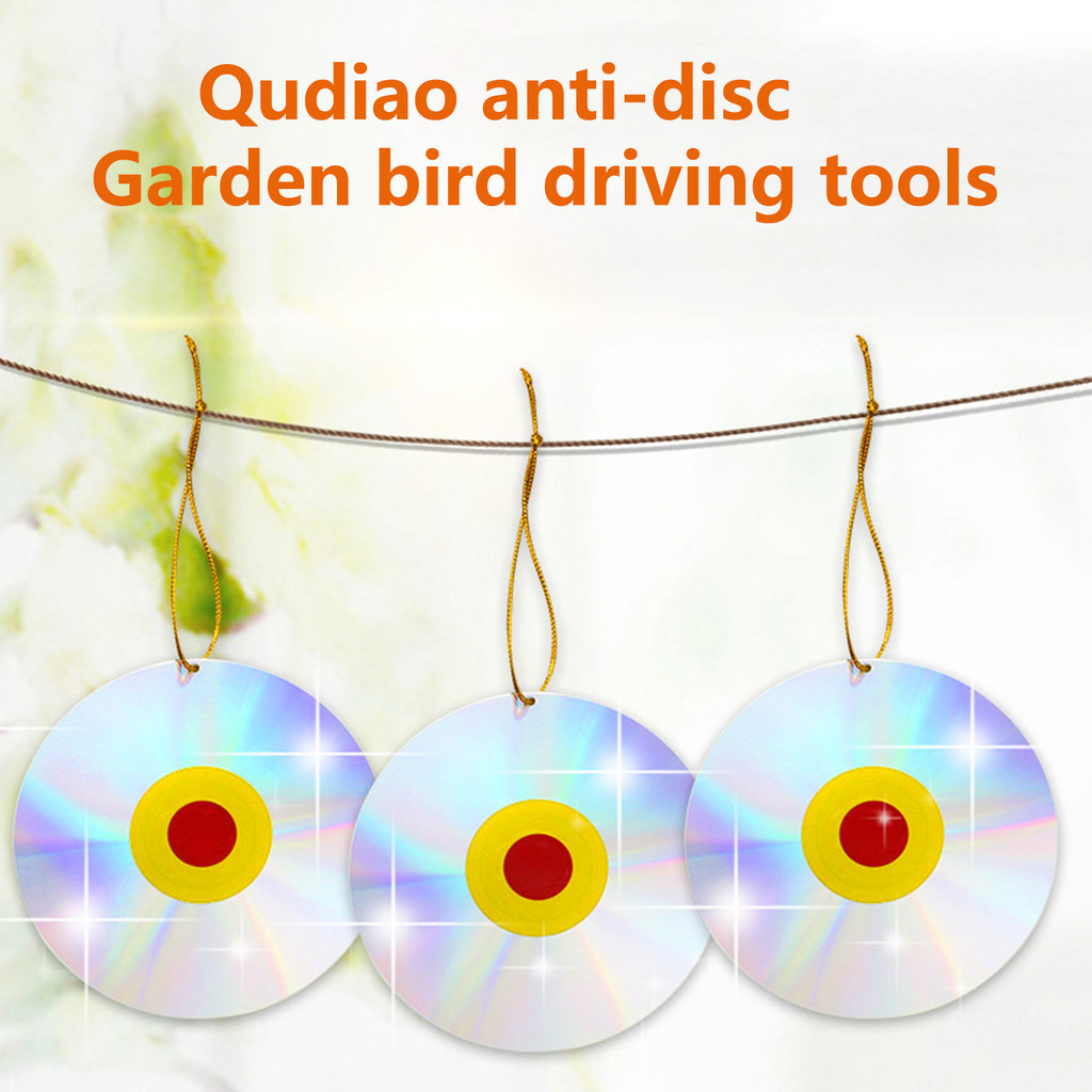 LSby_ Bird Scare Disc Professional Anti Bird Effective Reflective Red ...