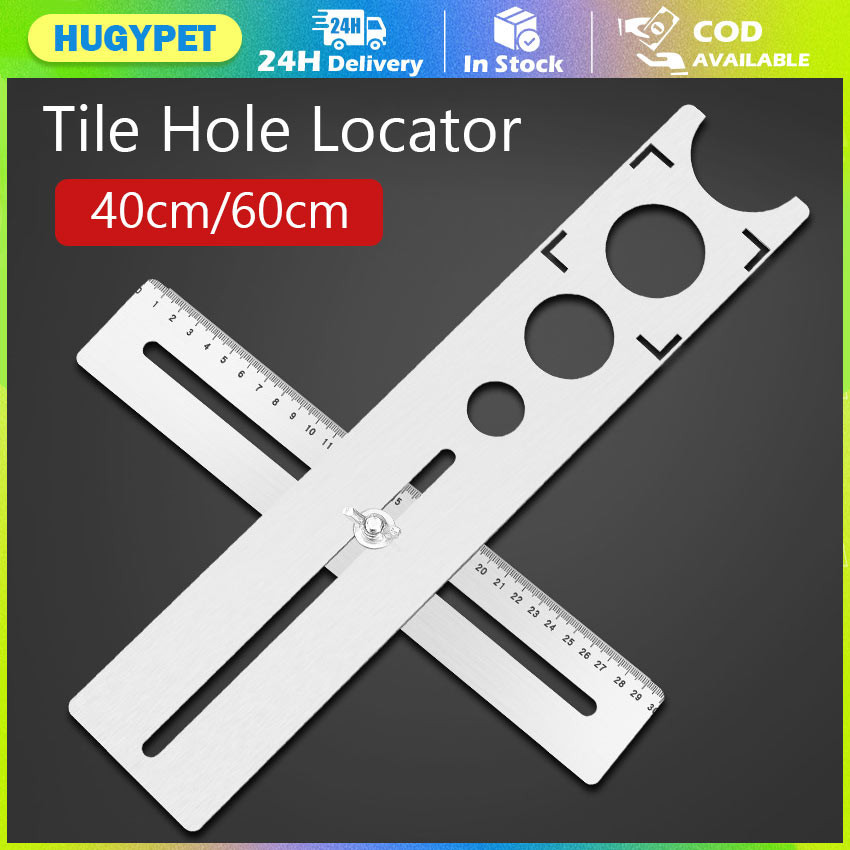 Adjustable Tile Locator To Wall Marking Position Ruler Ceramic Drill ...