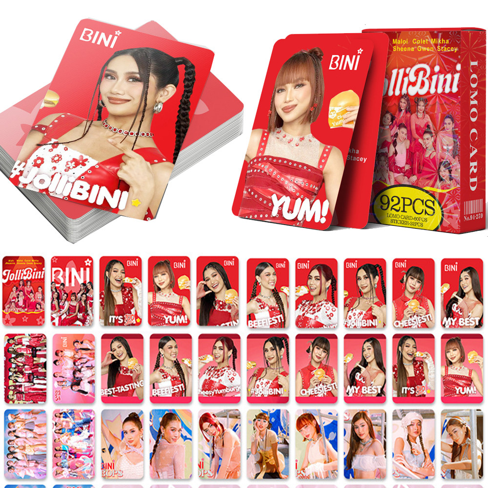 Jollibee X Bini Photocard (Jollibee Bini Photocard) JolliBINI Photocard ...