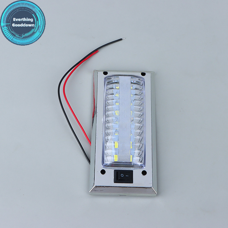 EVERTHING LED 12V24V Panel Light Car Interior Reading Lamp High