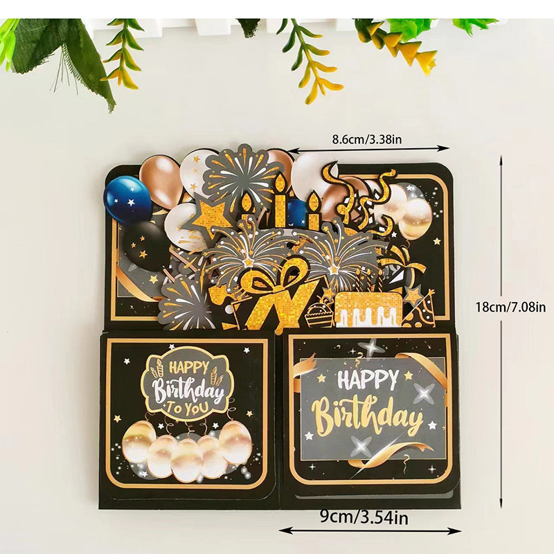 3D Pop Up Happy Birthday Greeting Card Gift Greeting Cards For Birthday ...