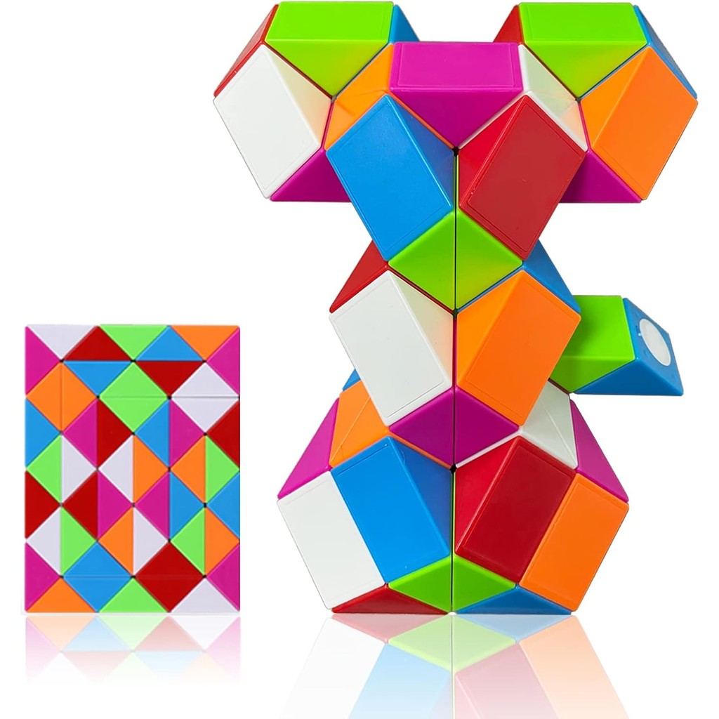 Magic Snake 48 Parts-Snake Cube stocking fillers for Kids-Snake Cube ...