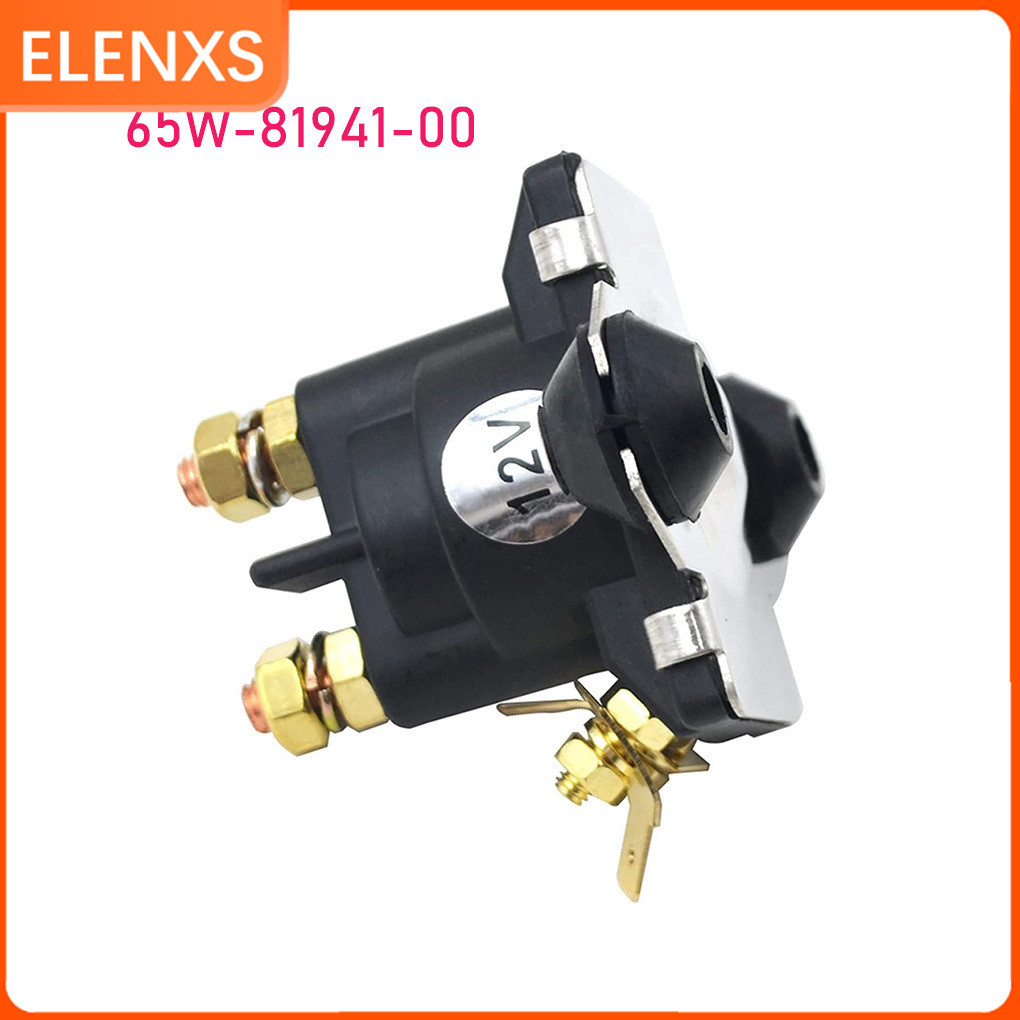1/2/3 Solenoid Valve Starter Relay 12V Metal Workmanship Compact Size ...
