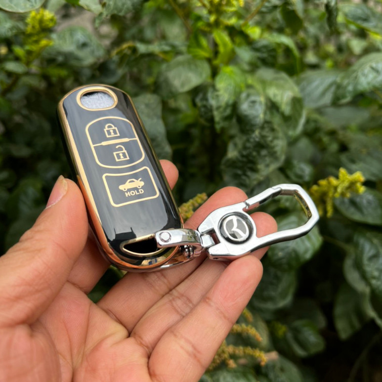 Combo Black and Gold Key Case - Key Case: Mazda2, Mazda3, Mazda6, Mazda ...