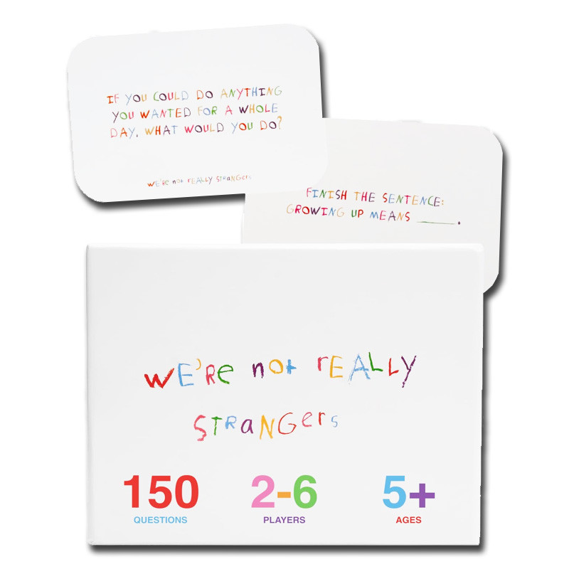 WE'RE NOT REALLY STRANGERS Kids Edition Card Game An Interactive Kids ...