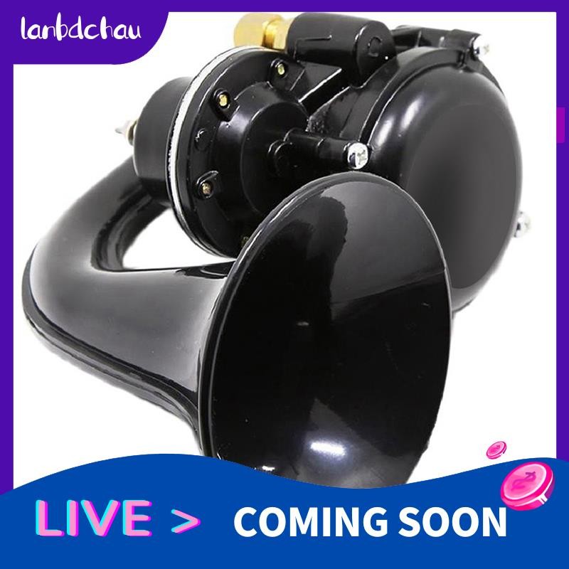 1 Pcs 12V 24V Electric Snail Air Horn 120DB Loud Sound Horn Truck Air