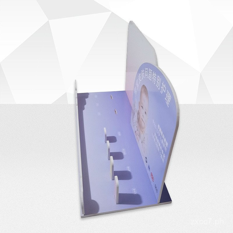 PVC Expansion Sheet) Supermarket KT Product Display Rack PVC Rotating ...