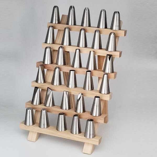 piping bag and tip set Spout Storage Rack Small Space Storage Rack ...