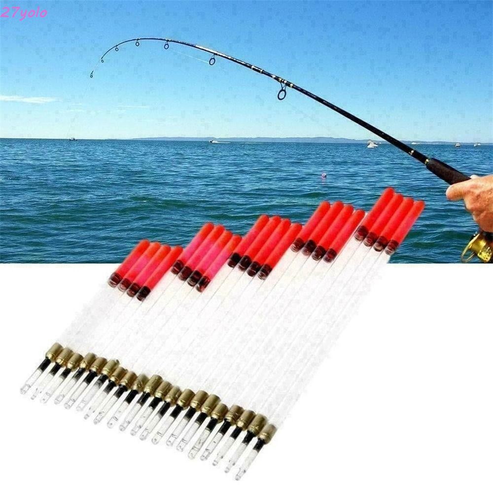 YOLO 20pcs Fishing Float, Super Buoyancy Sensitivity Floating Stem ...