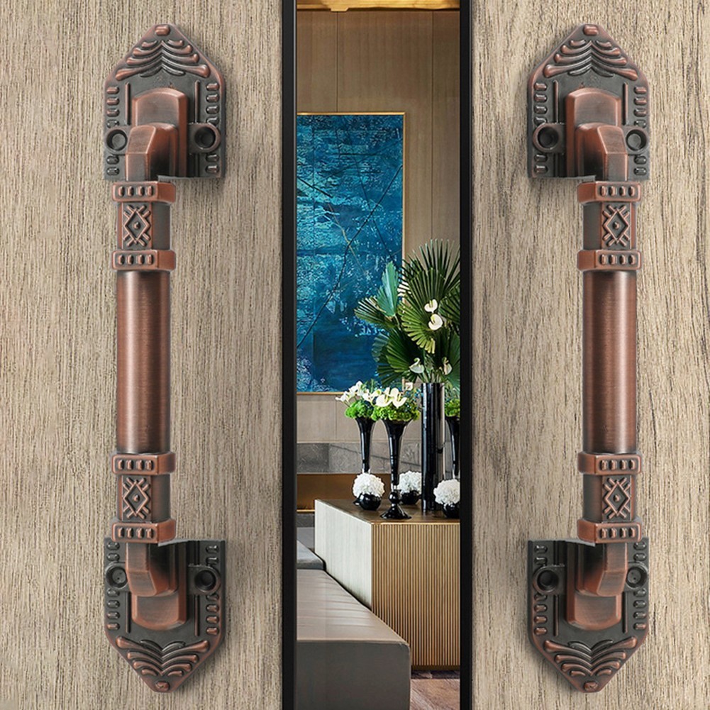 July new ️European Antique Exposed Aluminum Alloy Door Handle Push-pull ...