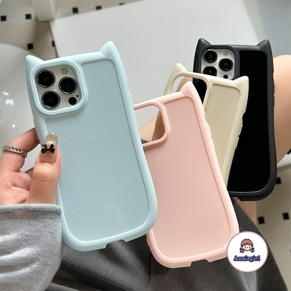 Originality Lovely 3D Cat Ear Phone Case for IPhone 11 14 15 Pro Max 12
