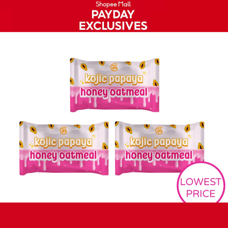 G21 Duo Soap Mini Kojic Papaya & Honey Oatmeal All Skin Types Shopee