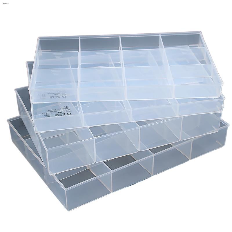 Plastic Coverless Transparent Separation Screw Parts Storage Box ...