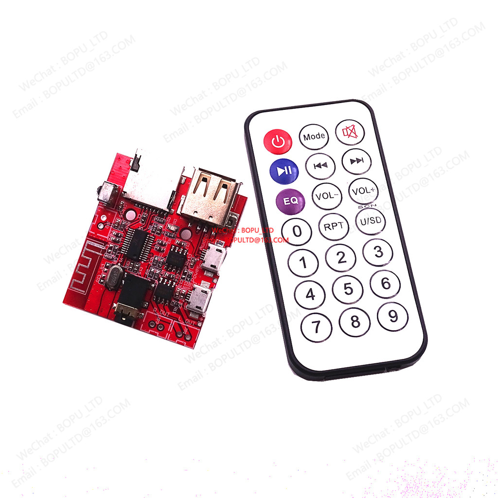 3.7-5V Wireless Bluetooth MP3 Decoder Board BLE 4.1 Circuit Board ...