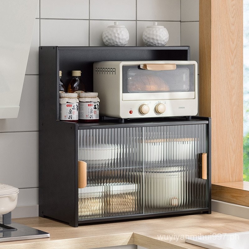 Desktop Sideboard Cabinet Kitchen Locker Sub-Table Cupboard Shelf ...
