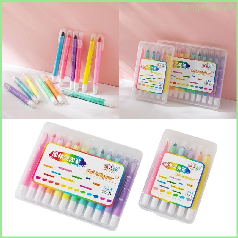 RAN Bible Highlighter Pen Set 6 12 Colors for Even Marking for Office ...