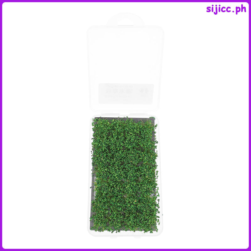 Fake Grass Artificial Simulation Sand Table Shed Scene Set Plastic Bush