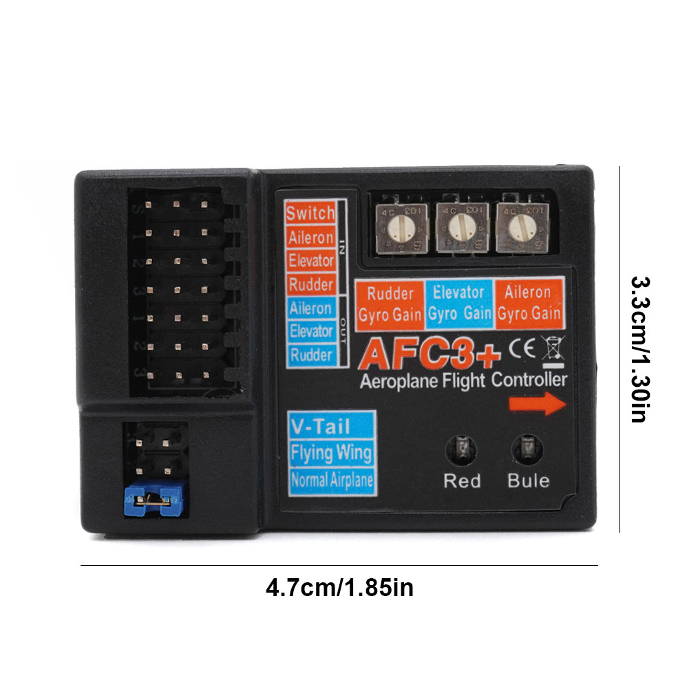 3 Axis Gyro System Aeroplane Flight Controller for RC Airplane Copter ...