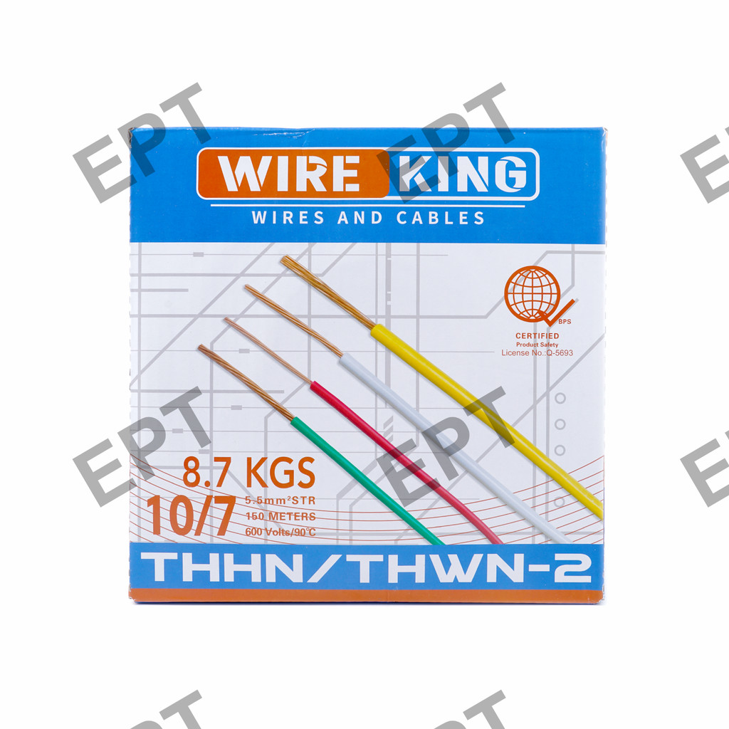 WIRE KING THHN / THWN Stranded Cable wire 150m #10 #12 #14 (10/7 12/7 ...