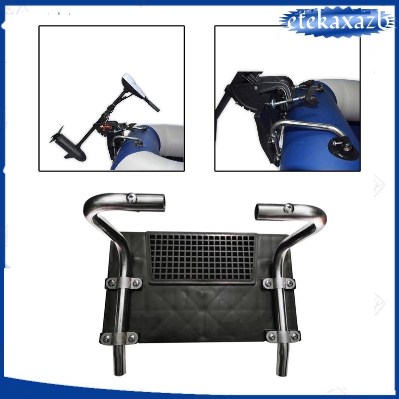 [etekaxazb] Inflatable Boat Motor Mount Heavy Duty Kayak Outboard Motor