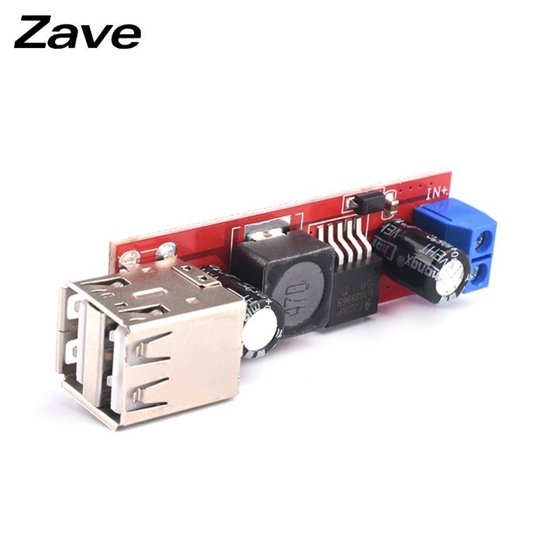COD☆Dual USB output 3A buck regulator 9/12/24/36V to 5V DC-DC power ...