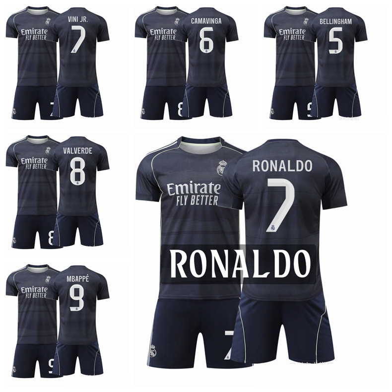 Maillot Extérieur Real Madrid 2021-2022 – Eduardo Camavinga N°25 – Taille S