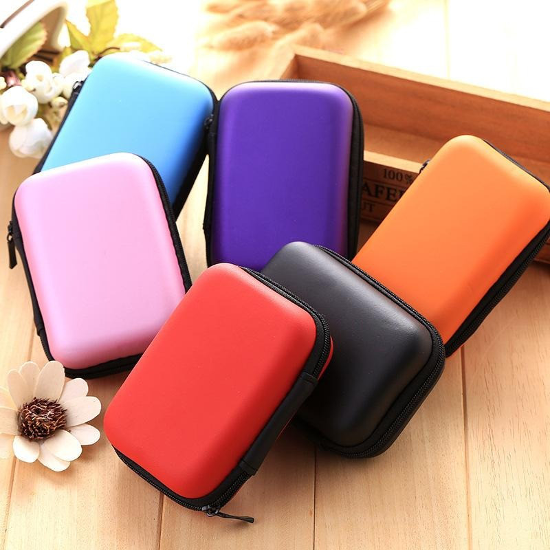 Cable Cases Earphone Storage Box Headset Hard Case USB Cable Storage ...