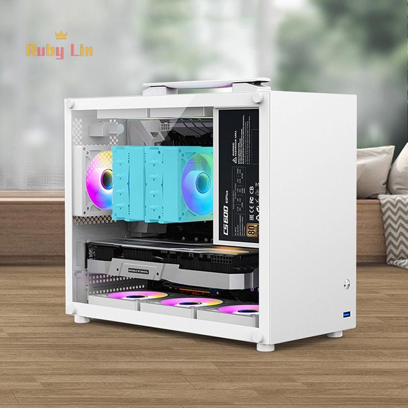 Ruby Lin Translation Gaming Computer Case With Grip Handle Cooling PC ...