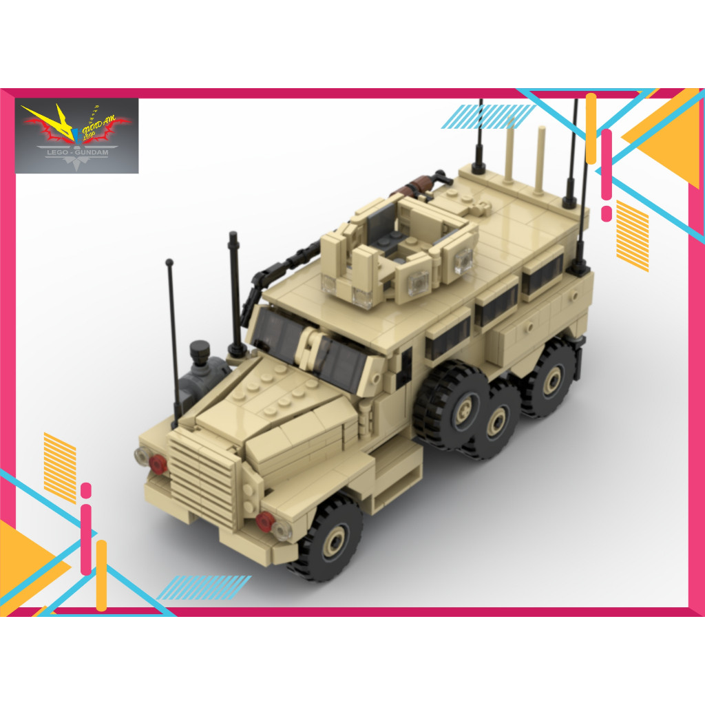 MOC Army MRAB 6x6 Assembly Toy | Shopee Philippines