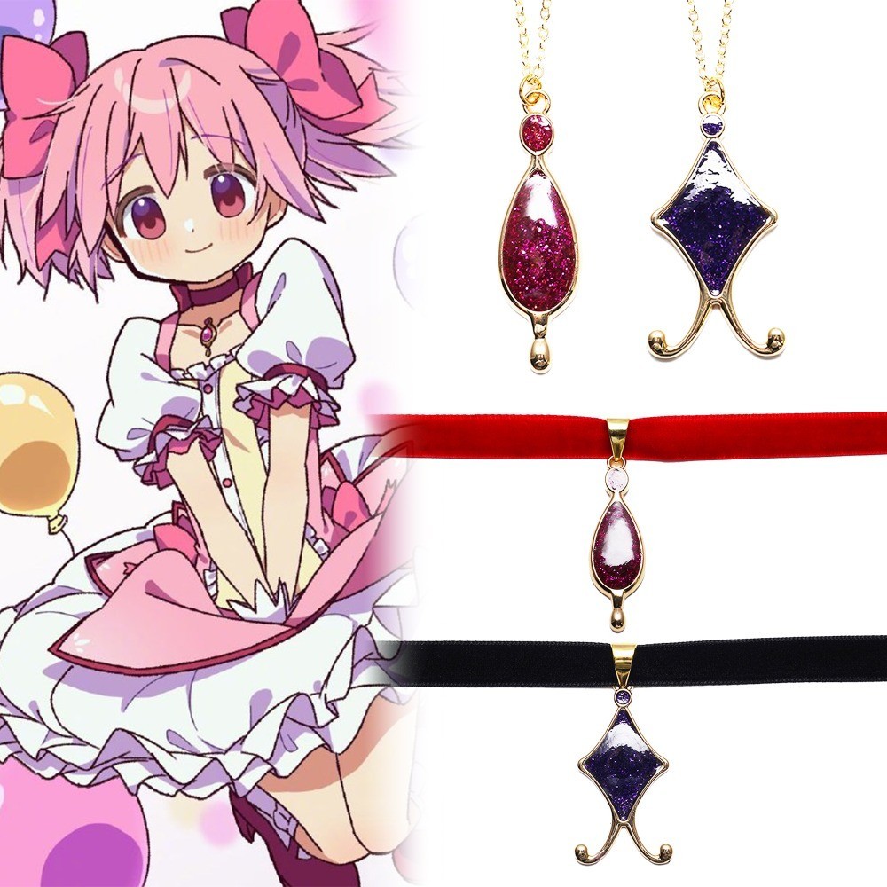 Anime Puella Magi Madoka Magica Necklace Kaname Madoka Akemi